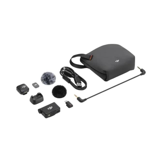Microfone Dji Mic Mini (1 Tx Microfone) Br - Dji146 Preto